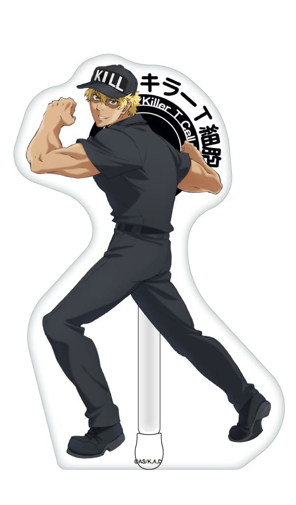 Cells at Work! Killer T Cell Acrylic Stand Doko Sta Pre-owned