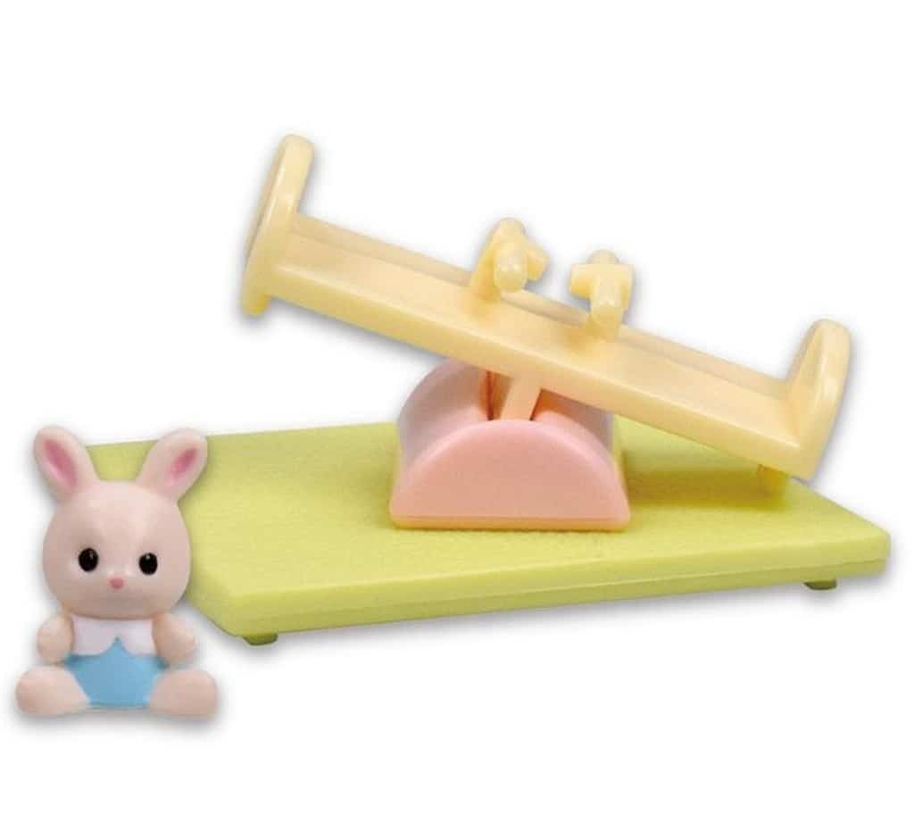 Sylvanian Family Milk Rabbit Baby (Jamie) Decorative Baby House and Garden Figure
