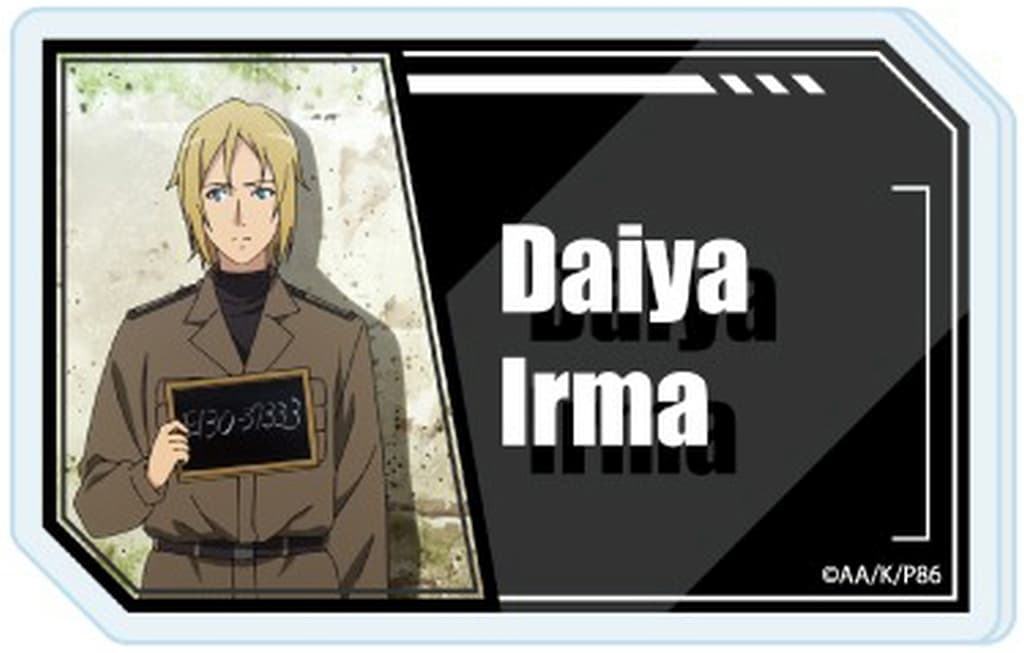 86 EIGHTY-SIX Daiya Irma Acrylic Plate Badge - A3