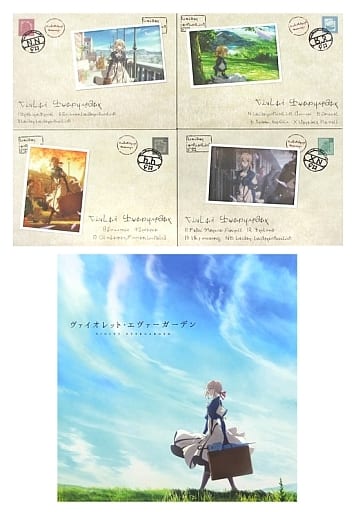Violet Evergarden First Edition 4-Volume Anime Video Set (LP-Size Disc Storage Case Included)