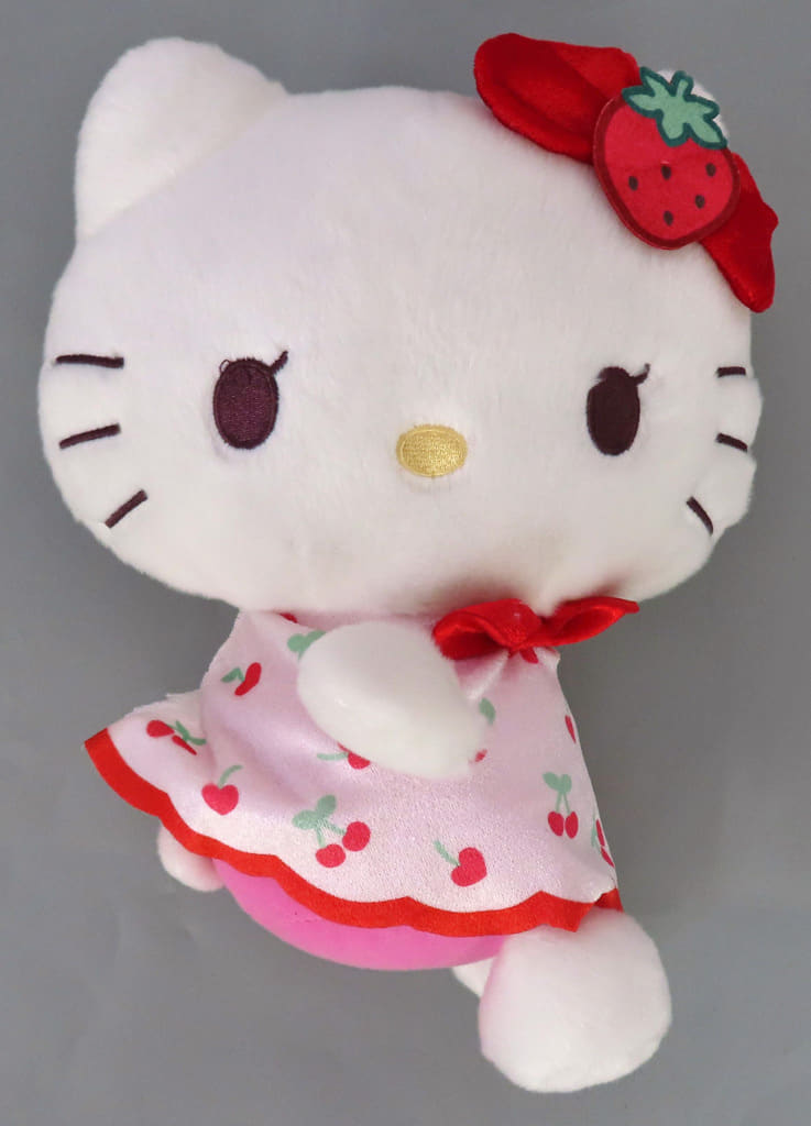 Sanrio Hello Kitty Cherry BIG Plush Mezzo Piano x Hello Kitty Plush Doll - FuRyu