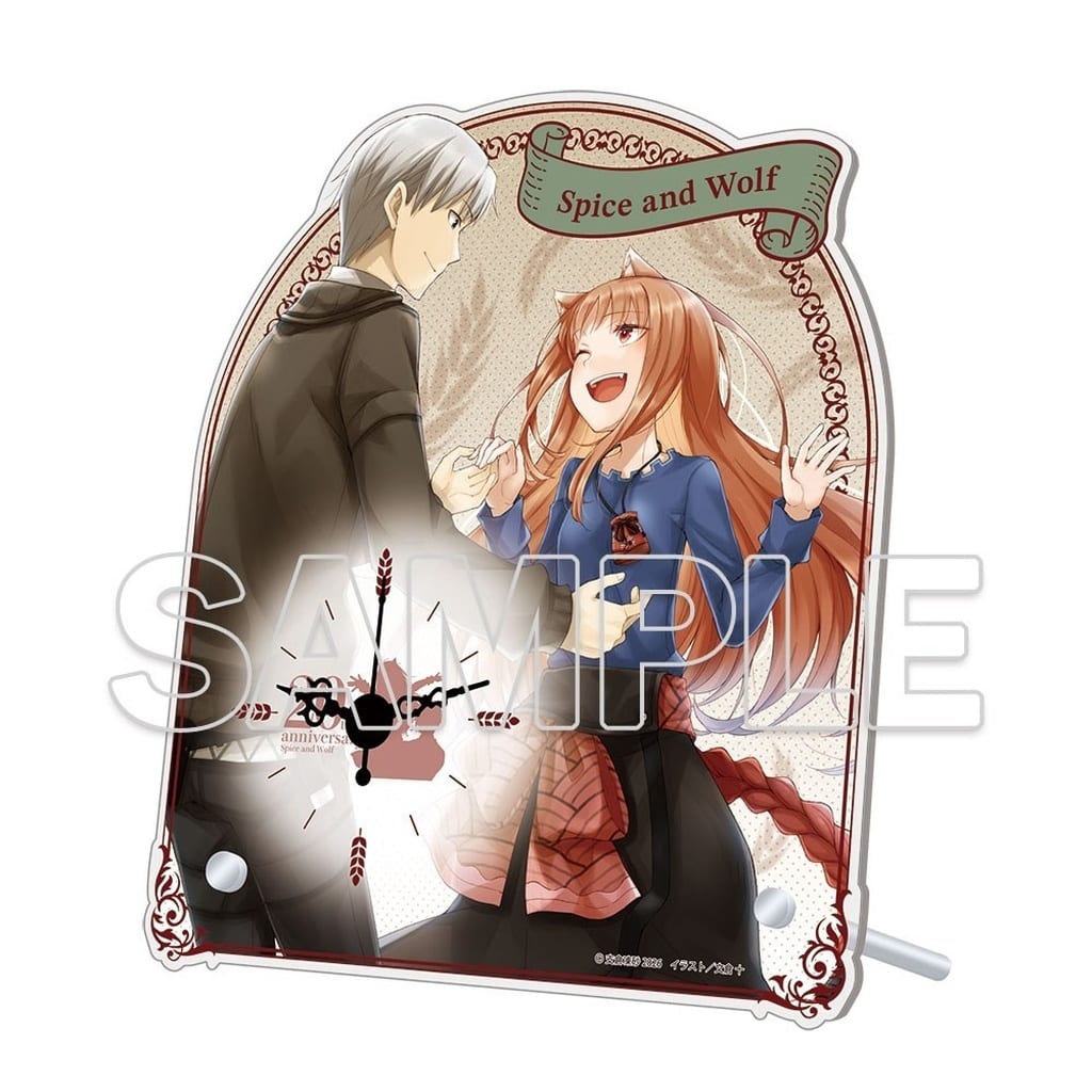 Spice and Wolf Acrylic Clock Key Visual POP UP SHOP 20th Anniversary (Pre-owned) - KADOKAWA