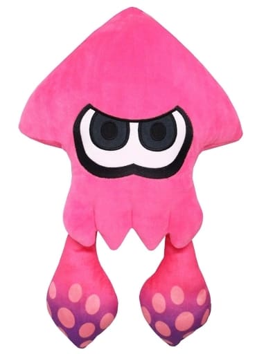 Splatoon Big Squid Neon Pink ALL STAR COLLECTION Plush - Sanei Boeki
