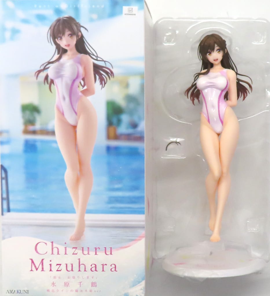 Rent-a-Girlfriend Chizuru Mizuhara Pink Line Swimsuit Ver. 1/7 Scale Figure - Hobby Japan