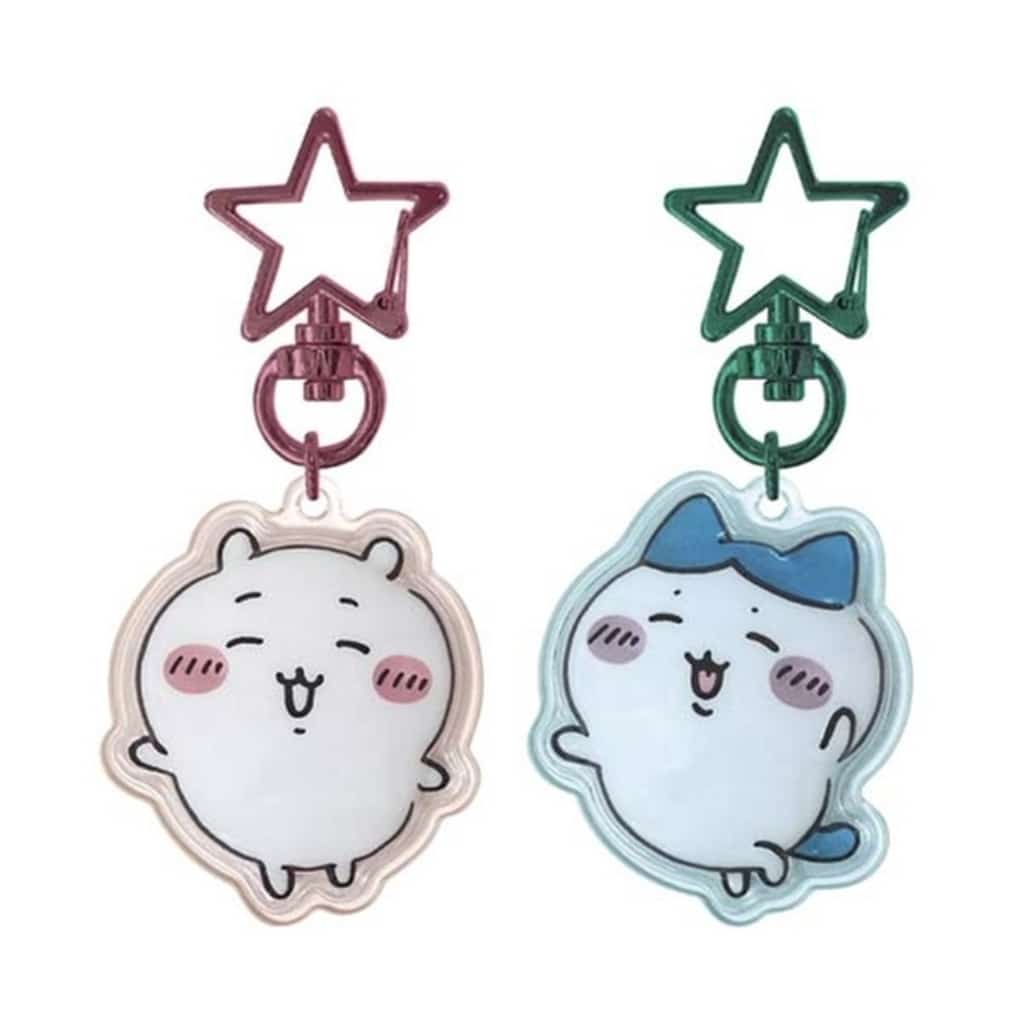 Chiikawa Pukkuri-tto Pair Keychain Chiikawa Hachiware Chiikawa Nanka Chiisakute Kawaii Yatsu Used