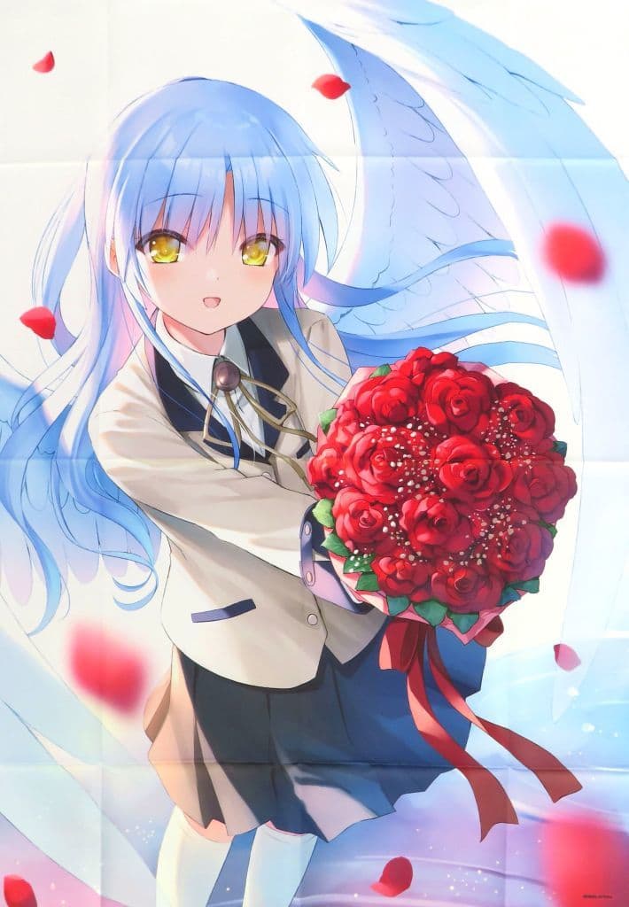 Angel Beats! Kanade Tachibana Giant Cloth Poster B1 Size Eureka! Online Lottery S-1 Prize