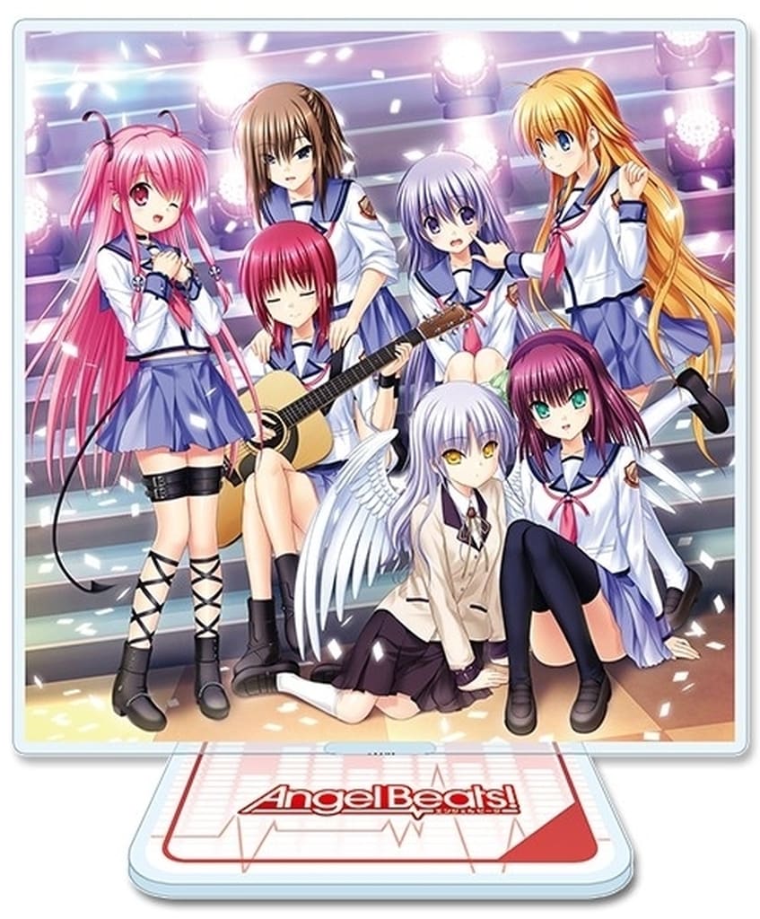 Angel Beats! Key World Festival Acrylic Visual Board Acrylic Goods