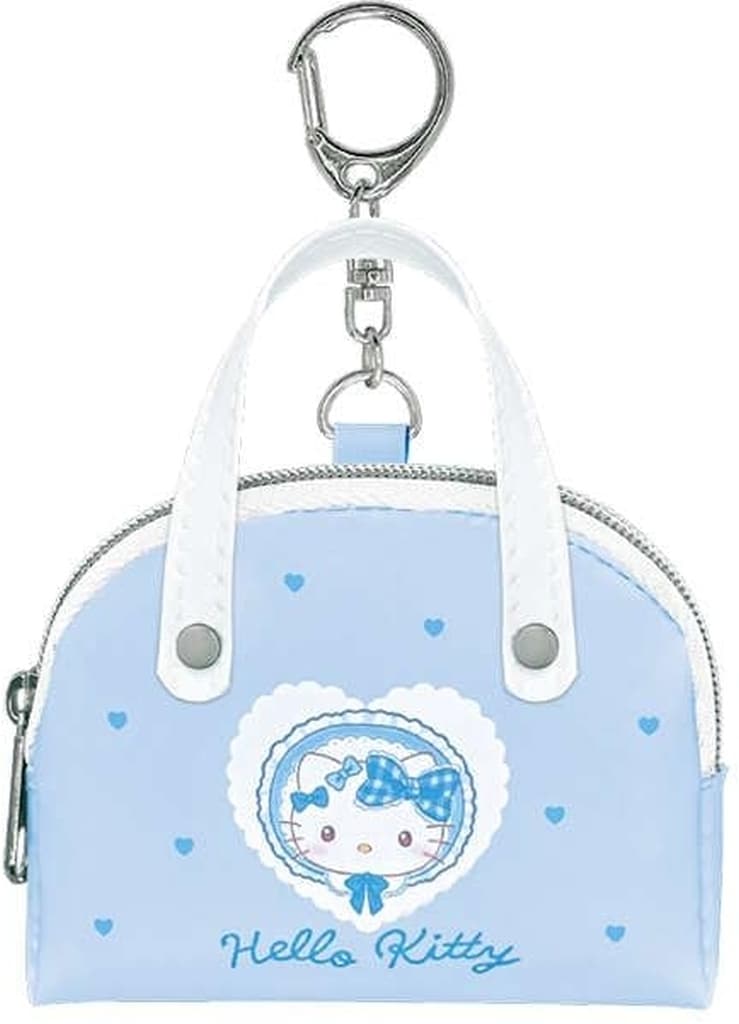 Sanrio Characters Hello Kitty Mini Bag Keychain - Hello Kitty (Light Blue Lolita) - Sanrio Characters Keychain - Kurax