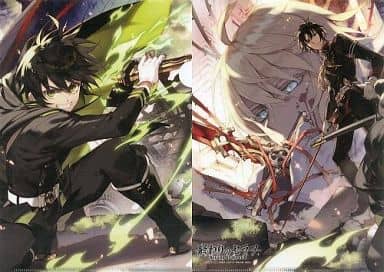 Seraph of the End Mikaela & Guren A4 Clear File Animate Book Fair 2015 Point Exchange Premium