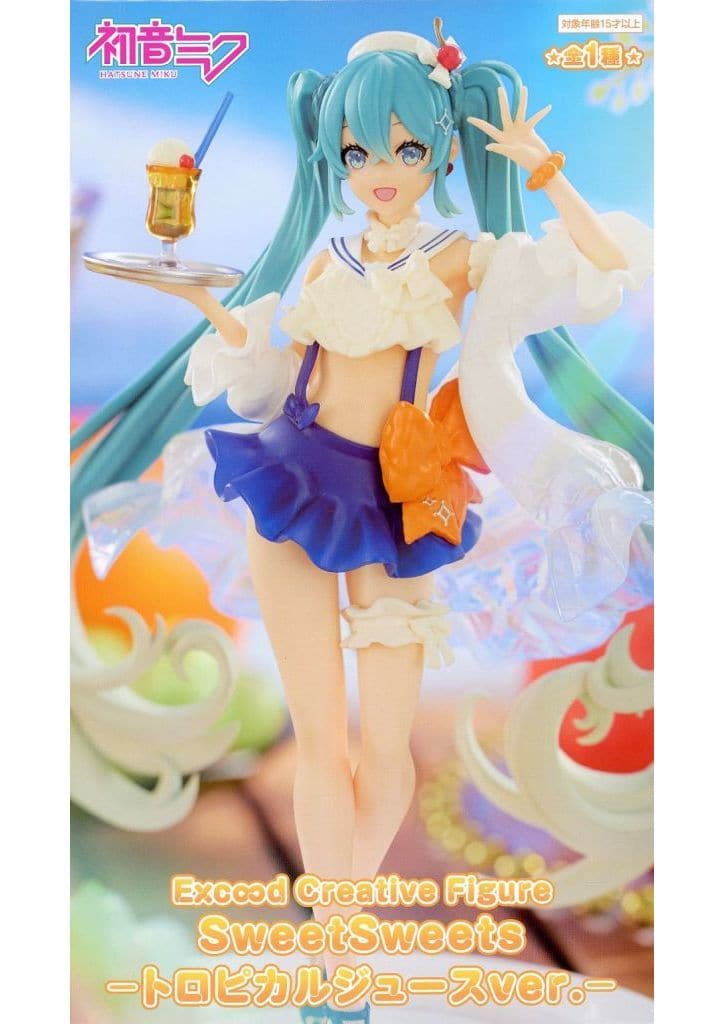 Hatsune Miku Exc∞d Creative SweetSweets Tropical Juice ver. Figure Vocaloid Character Vocal Series 01 - FuRyu