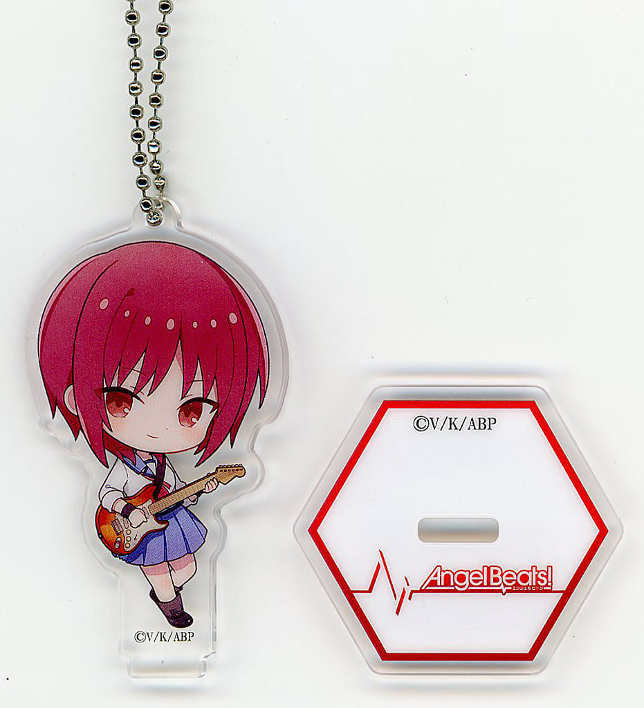 Angel Beats! Iwasawa Acrylic Key Chain, Approx. 60mm, Pre-owned
