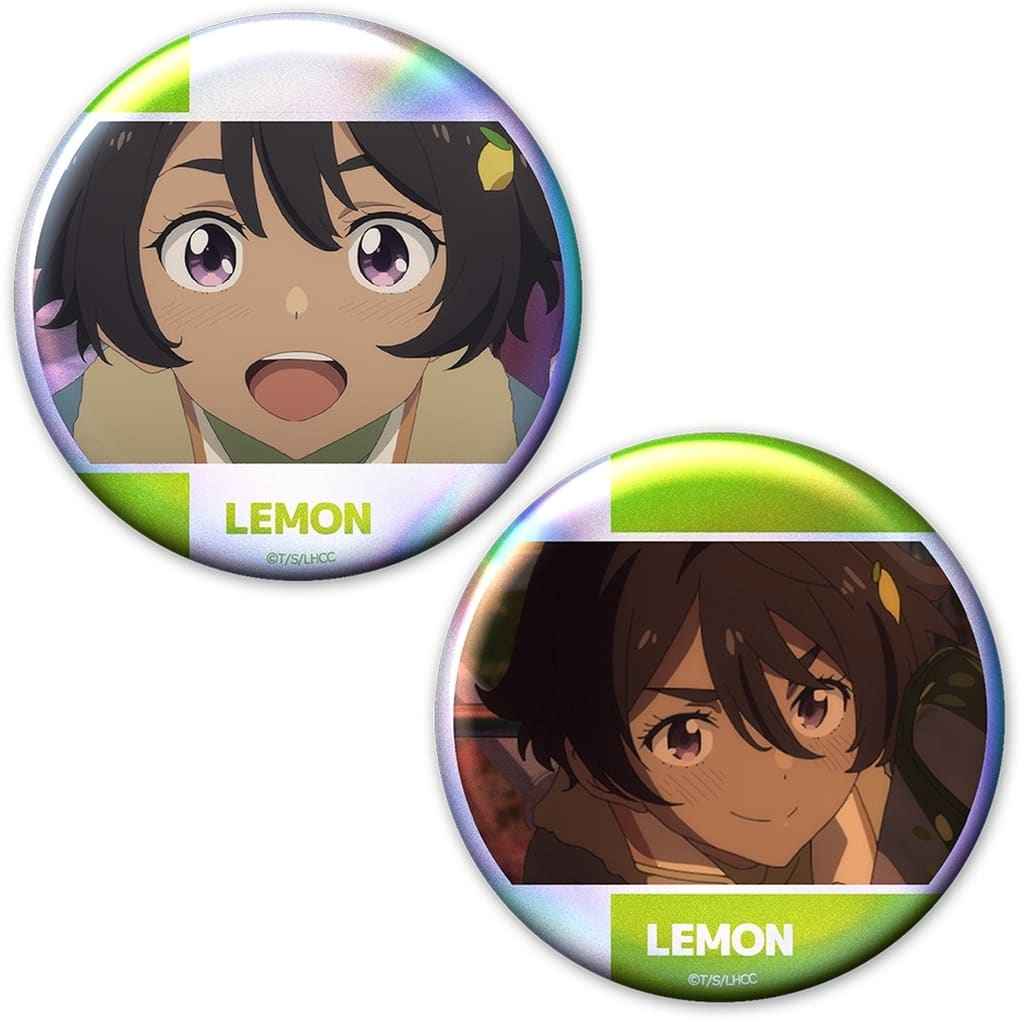 Too Many Losing Heroines! Lemon Yakishio 2-Piece Hologram Can Badge Set