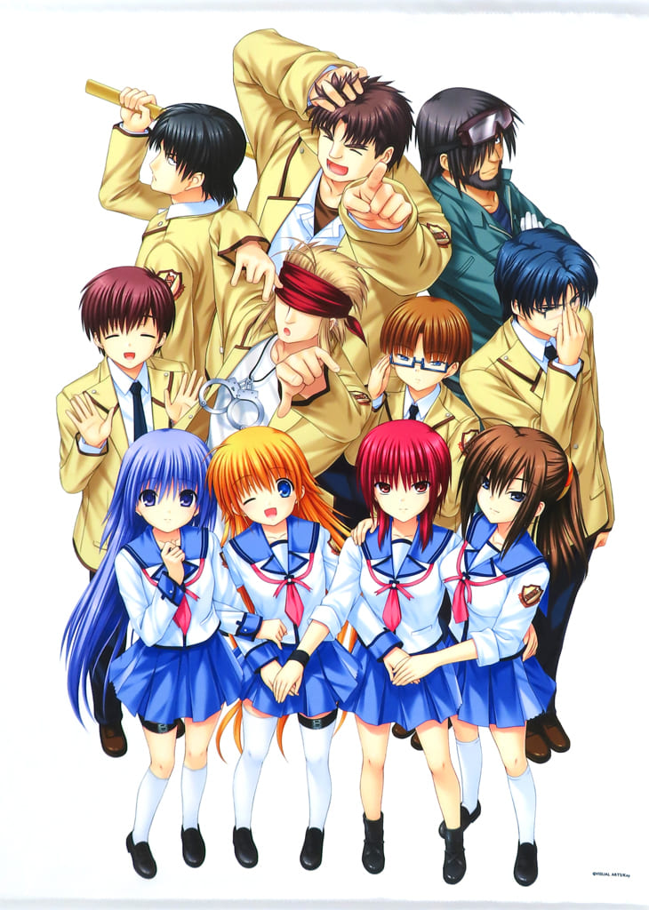 Angel Beats! Selectable B2 Tapestry Eureka! Online Lottery A-1-2 Prize