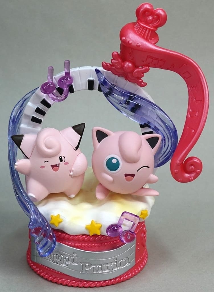 Pokémon Clefairy & Jigglypuff Pop Melody Figure, Pippi & Purin, Re-Ment Trading Figure - Re-Ment