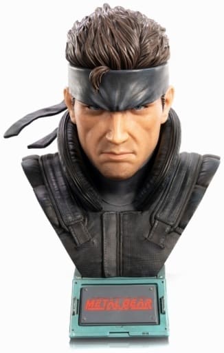 Metal Gear Solid Solid Snake Grand Scale Bust - First 4 Figures
