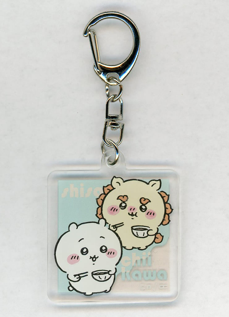 Chiikawa Chiikawa Shisa Acrylic Keychain 5 Nanka Chiisakute Kawaii Yatsu x Can Do - Eikoh