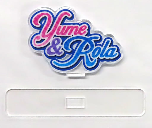Aikatsu! Yume & Rola Logo Display DX Acrylic Goods, Premium Bandai Limited - Bandai