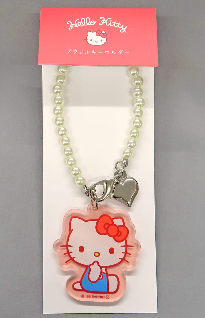 Hello Kitty Metallic Series Acrylic Keychain Sanrio Characters (Pre-owned)