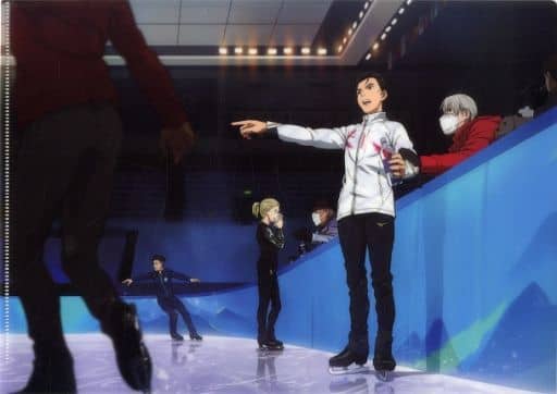 Yuri!!! on Ice Yuri Katsuki A4 Clear File Mizuno Collaboration 5th Anniversary Pre-owned