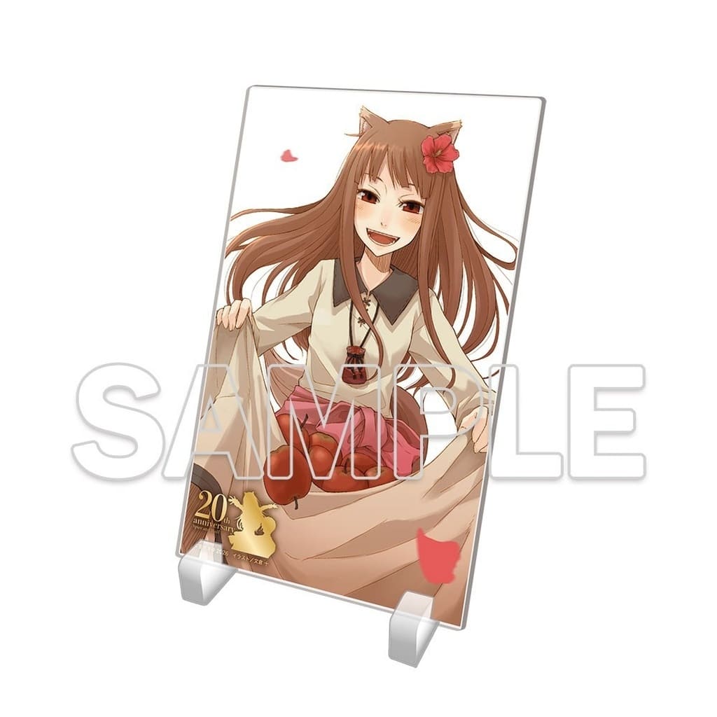 Spice and Wolf Acrylic Plate Holo Original 20th Anniversary POP UP SHOP Goods (Used) - KADOKAWA