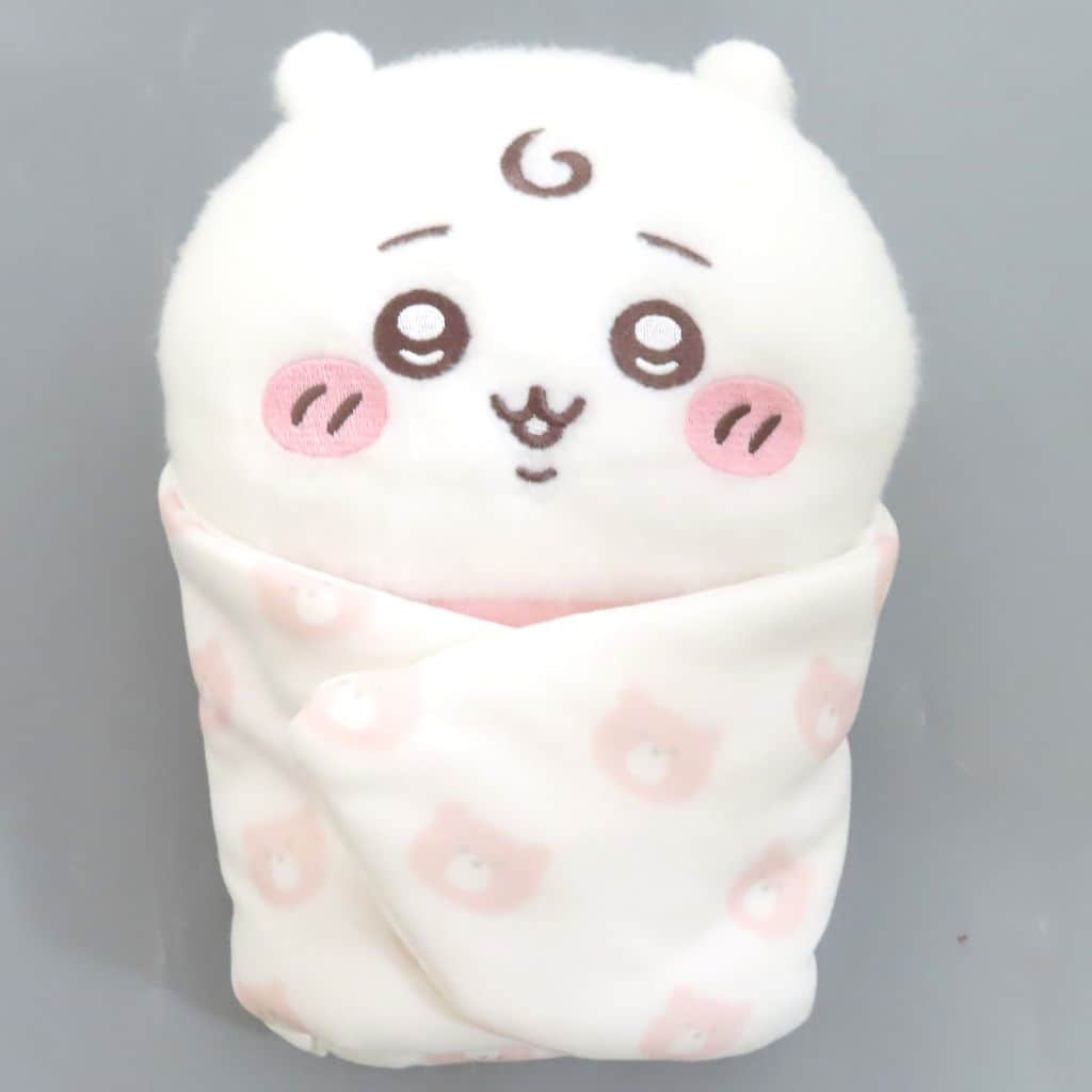 Chiikawa Baby Swaddle Plush "Chiikawa Something Small and Cute" Chiikawa Pre-owned Plush