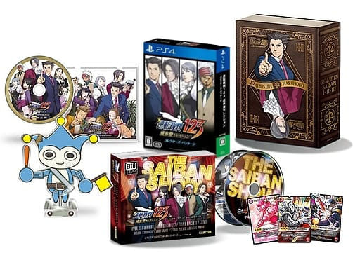 Ace Attorney Phoenix Wright 123 Naruhodo Selection Complete Edition PS4 Game Set