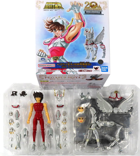 Saint Seiya Pegasus Seiya Saint Cloth Myth 20th Anniversary Figure - Bandai