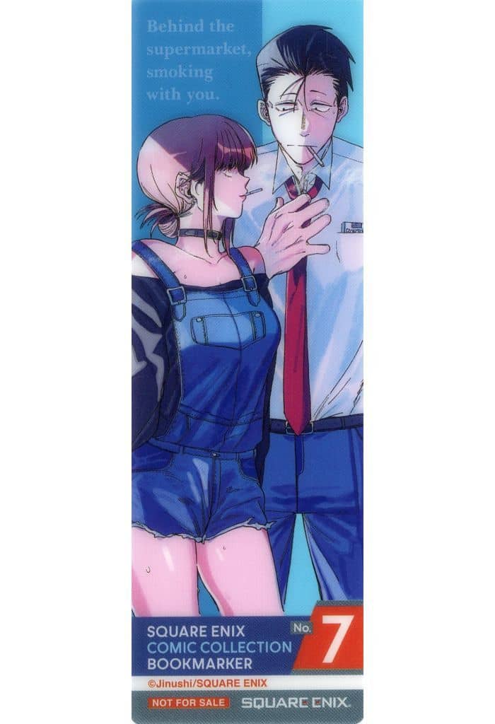 Smoking Behind the Supermarket with You Sasaki & Tayama Komippa 2024 Summer Clear Bookmark - Square Enix