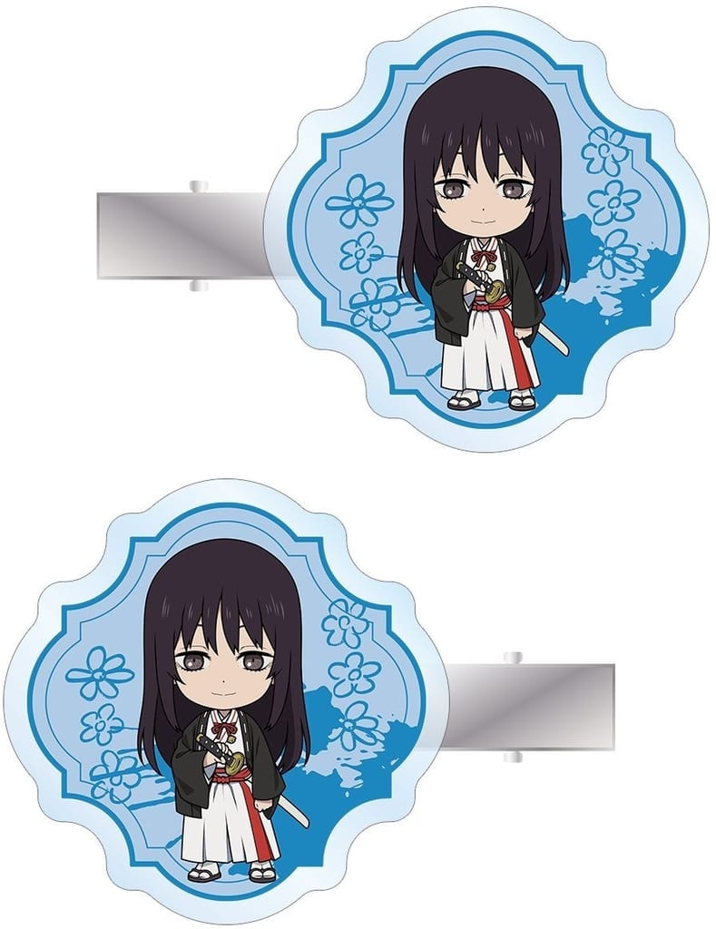 Hell's Paradise Toma Chibi Character Acrylic Hair Clip 2-Piece Set - Arma Bianca