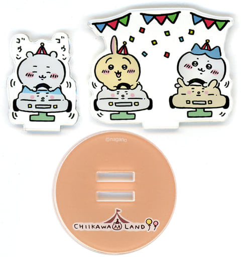 Chiikawa, Hachiware & Usagi Layered Acrylic Stand Chiikawa Nanka Chiisakute Kawaii Yatsu (Pre-owned)