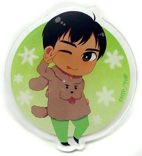 Phichit Chulanont Acrylic Badge Casual Ver. Yuri!!! on Ice The Character Shop Series - Contents Seed (Used)