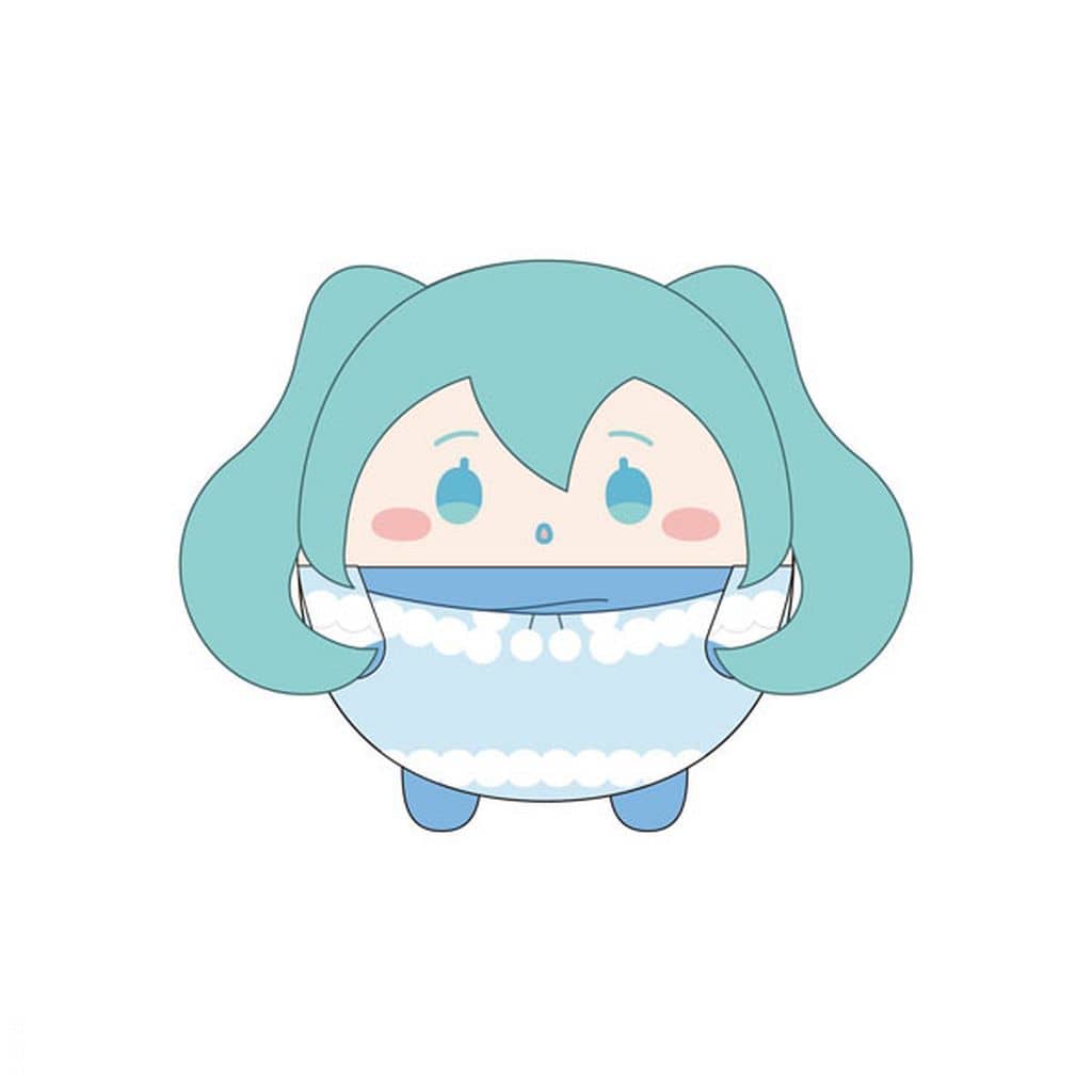 Hatsune Miku x Cinnamoroll Fuwa Kororin BIG3 Plush