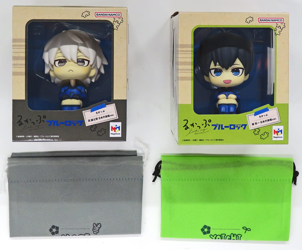 Blue Lock Ruka Cup Yoichi Isagi & Seishiro Nagi Japan Match Ver. Figure Set Figure Set of 2 Pre-owned - MegaHouse