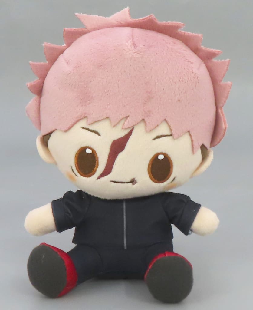 Jujutsu Kaisen Yuji Itadori Sega Lucky Kuji Online Culling Game Sitting Plush - SEGA