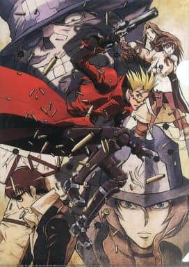 Trigun Badlands Rumble Key Visual A4 Clear File Vash Milly Meryl Nicholas Wolfwood Gasback Amelia Stationery