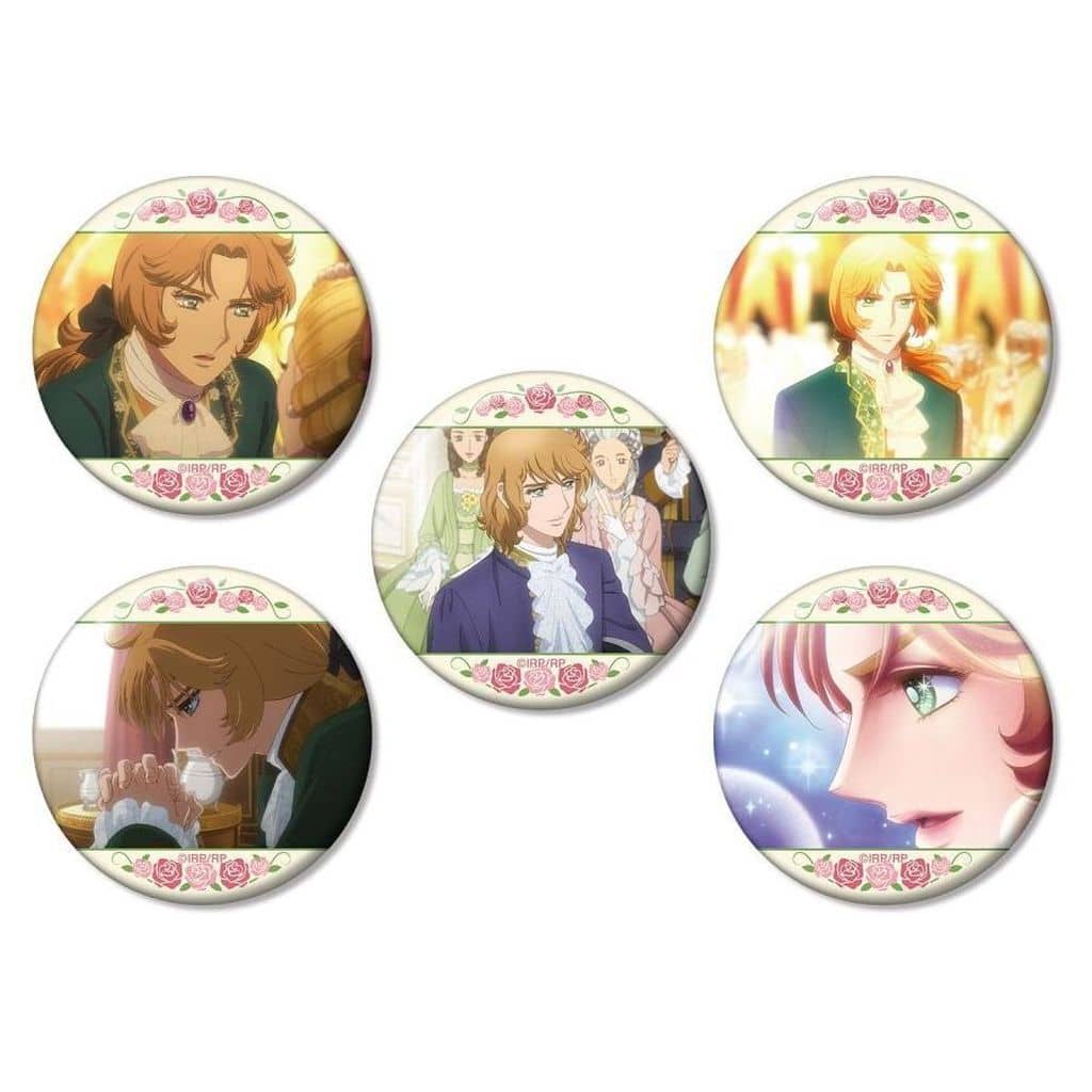 Hans Axel von Fersen Can Badge 5-Piece Set Scene Photo, The Rose of Versailles (Pre-owned) - Arma Bianca