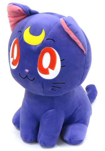 Sailor Moon Luna Mecha Dekai Sitting Version Plush - Banpresto