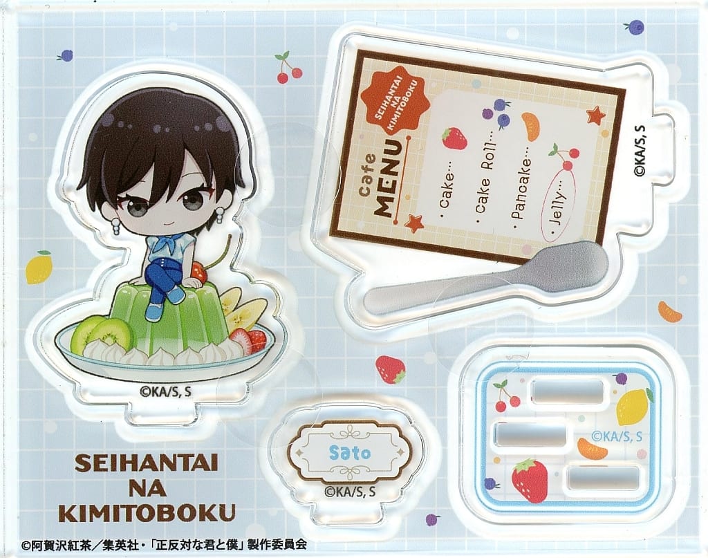 You and I Are Polar Opposites Aoi Sato Kuji Mate Acrylic Diorama - NEO GATE