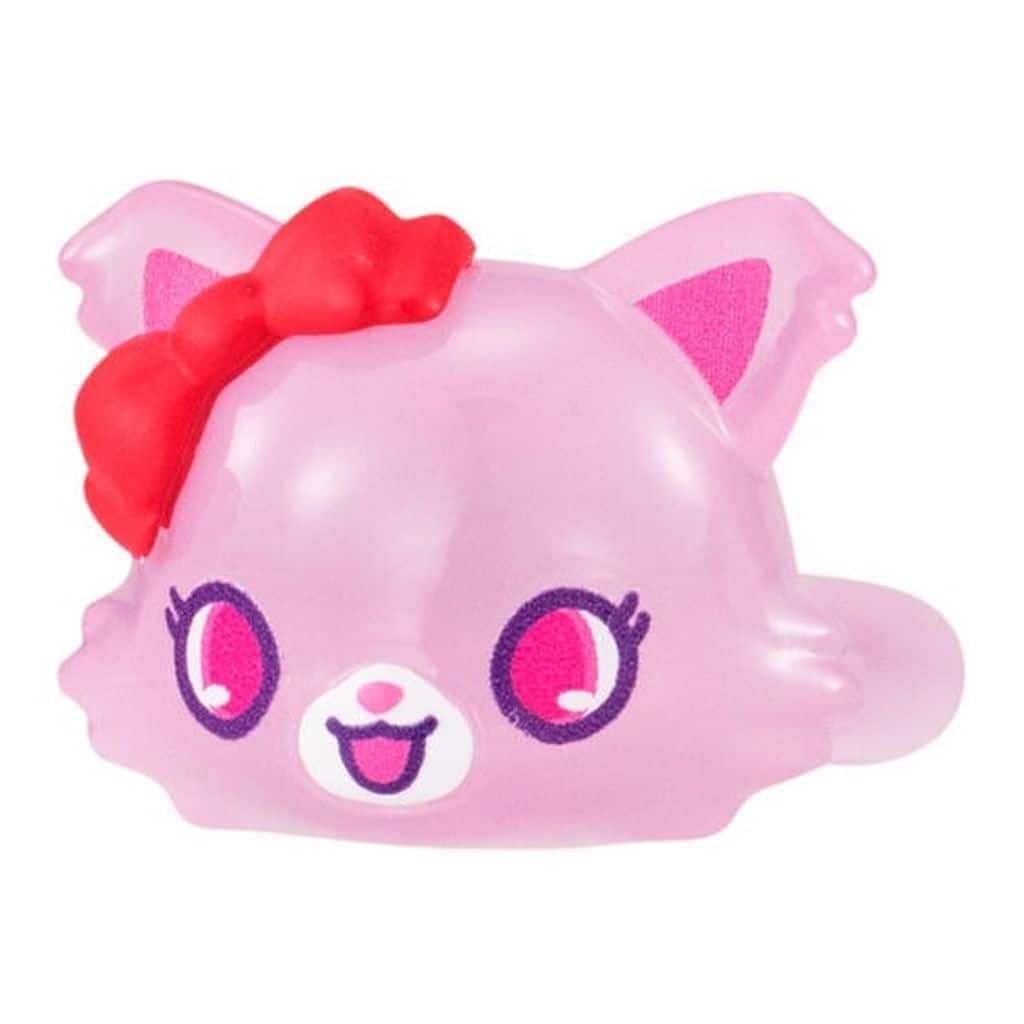 Jewelpet Garnet Pukkuto Clear Ring Strap Charm Figure (Pre-owned) - Bandai