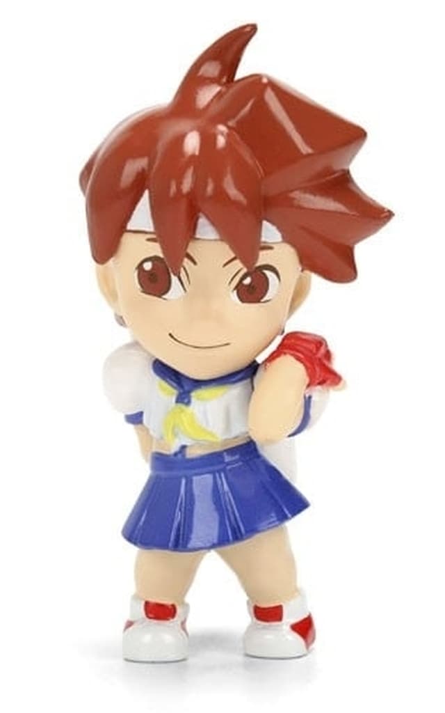 Street Fighter Sakura Kasugano Pocket Fighter Metal Figure - JADA TOYs