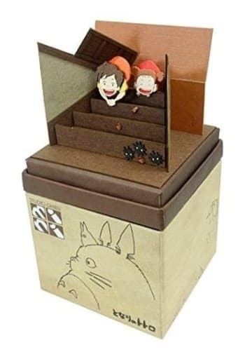 Studio Ghibli My Neighbor Totoro Totoro Studio Ghibli mini Miniature Art Kit Paper Diorama Kit (Pre-owned) - Sankei