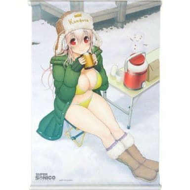 Super Sonico Winter B2 Tapestry Sonico Nitroplus Pre-owned Wall Hanging Poster
