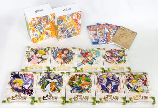 The Seven Deadly Sins Complete Limited Edition 9-Volume Disc Set with 2 Boxes