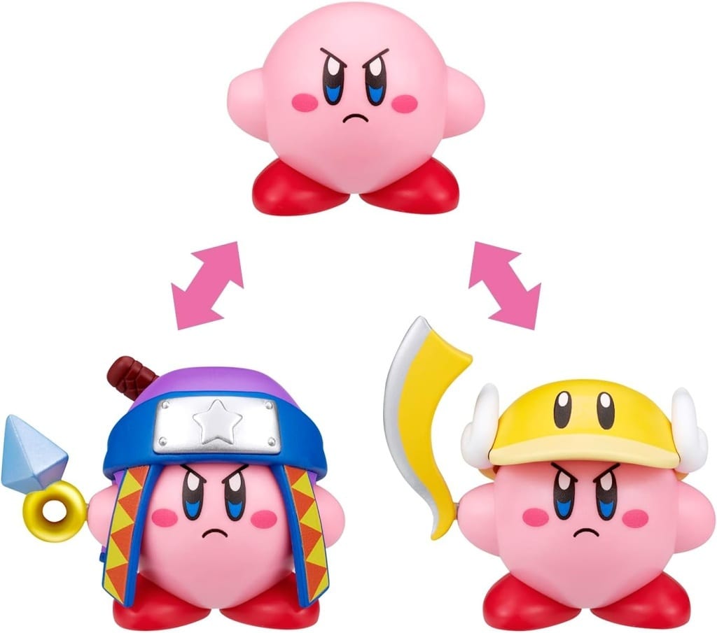 Kirby Ninja & Cutter Change! Copy Ability Figure Set - Bandai