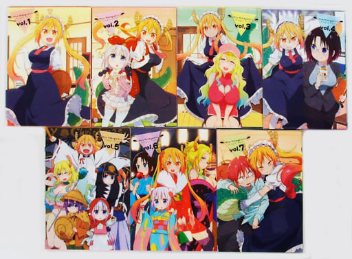 Miss Kobayashi's Dragon Maid 7-Volume Anime Video Set (First Edition)
