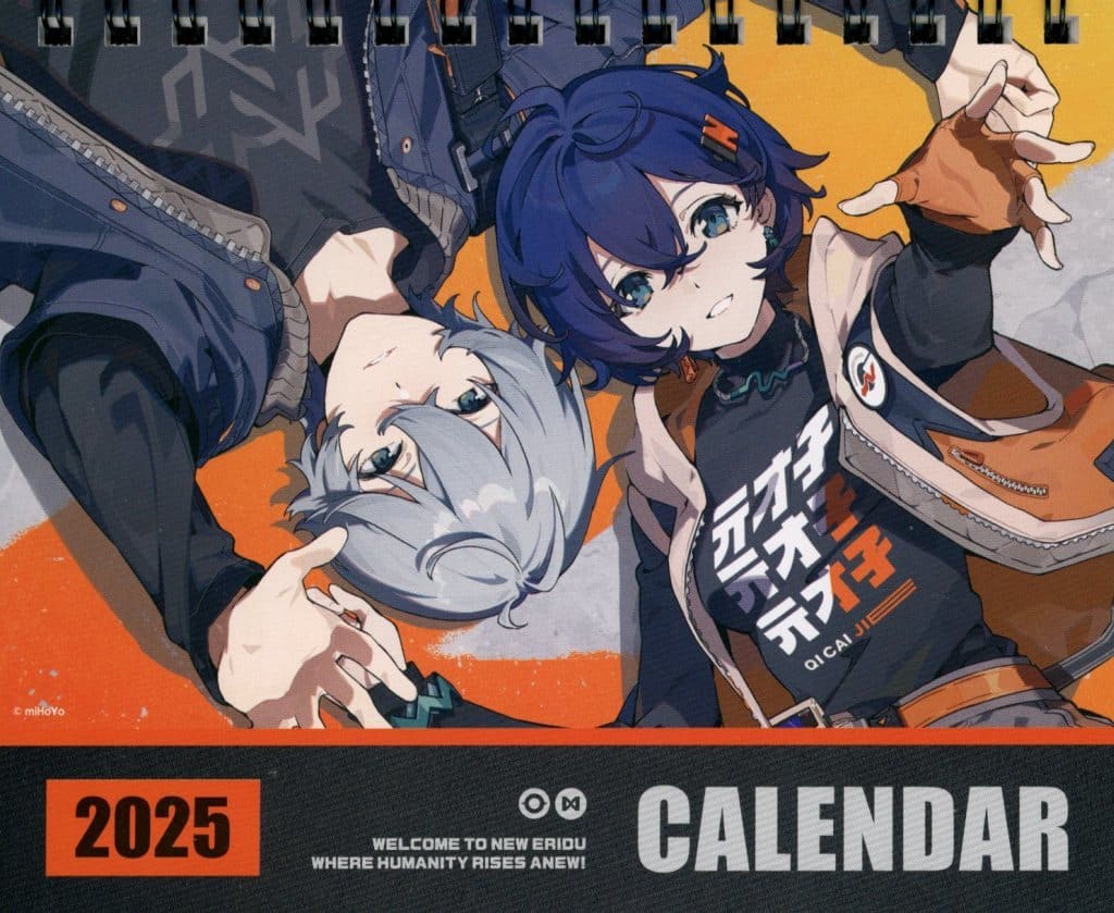 Zenless Zone Zero 2025 Desk Calendar