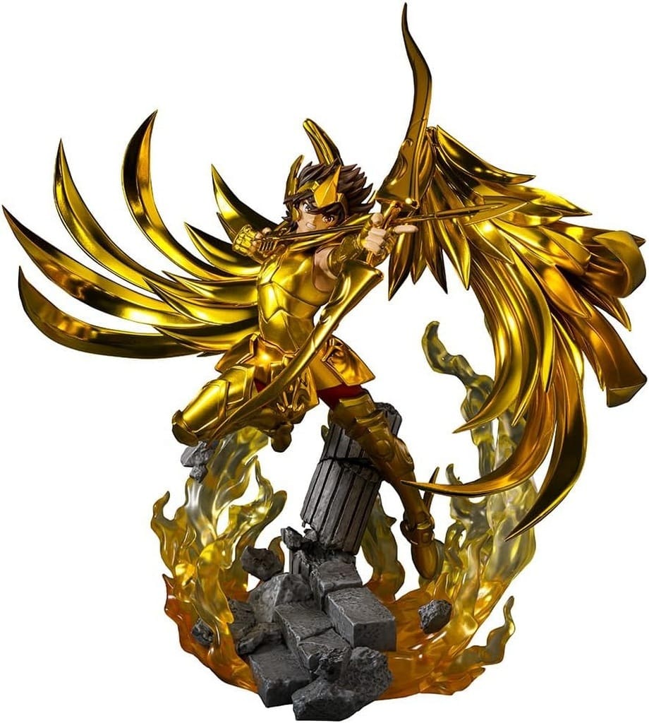 Saint Seiya Sagittarius Seiya Figuarts Zero Touche Metallique Figure - Bandai