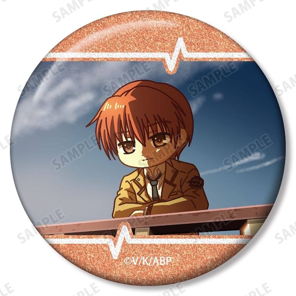 Angel Beats! Yuzuru Otonashi Trading Yuru-Coma Glitter Can Badge Can Badge - Arma Bianca (Pre-owned)