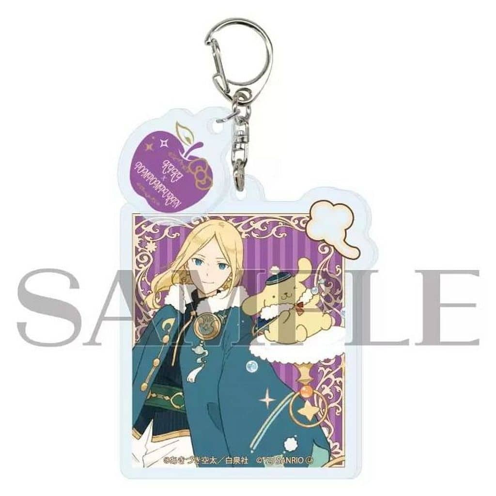 Snow White with the Red Hair x Pompompurin Acrylic Keychain with Parts, Kiki and Other Collab Illustration 01 - A3
