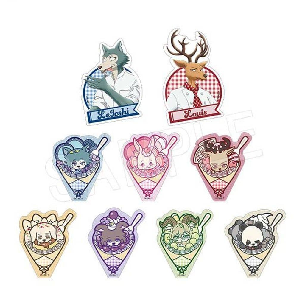 BEASTARS Trading Sticker Box (9 Stickers)